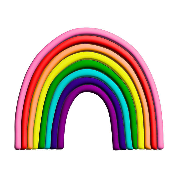 istock 3d rainbow shape LGBTQIA pride flag Happy pride day 2243770787
