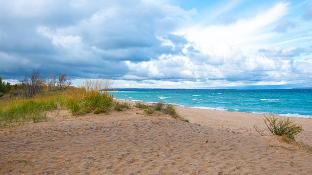 istock Beach scene with tables-Sleeping Bear Dunes, Michigan 2243783139