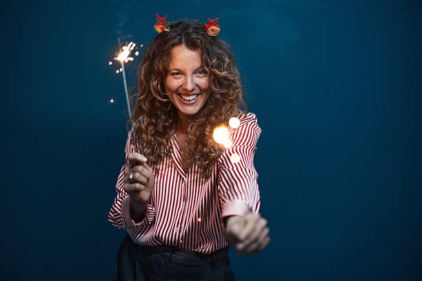 istock Cheerful sparkler moment captured with friends 2243792288