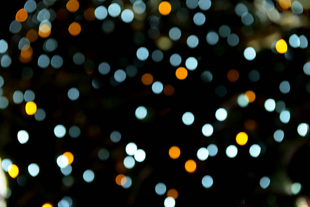 Colorful abstract background with bokeh light