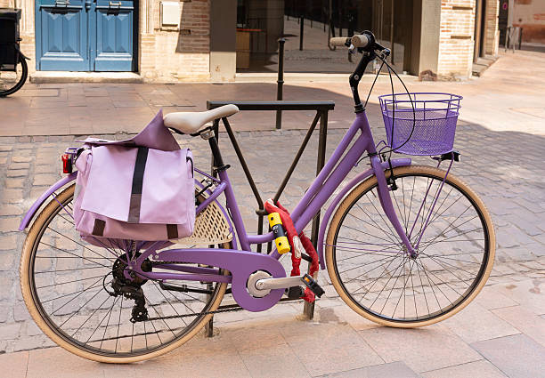 Retro Style bicycle in old town