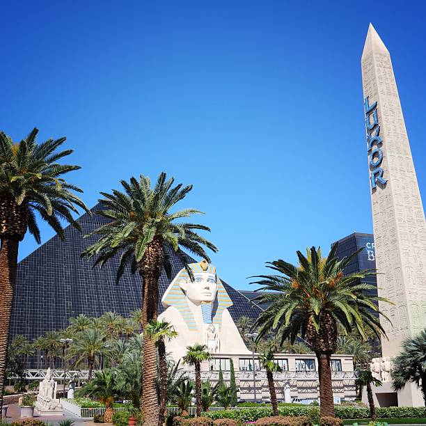 Las Vegas, Nevada, United States - 16 Jun 2009: Luxor Hotel and Casino on the Las Vegas Strip.