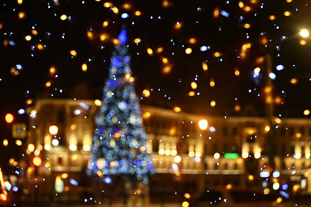 istock Defocused Christmas background with bokeh 2243806580