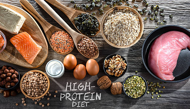 istock Food products rich in protein. High-protein diet 2243807092