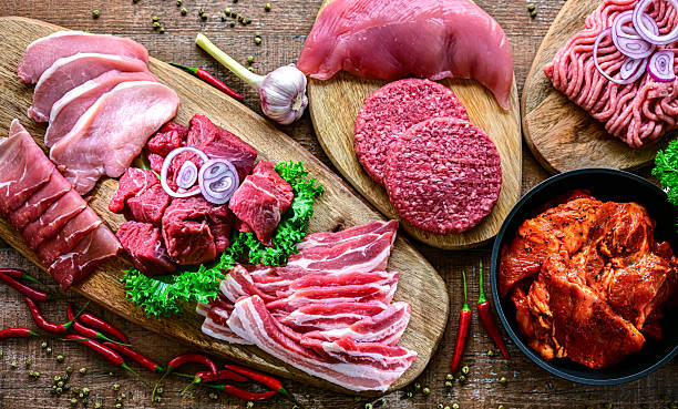 istock Composition with a variety of meat products 2243808261