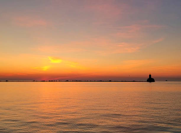 istock Sunrise over Lake Michigan 2243815704
