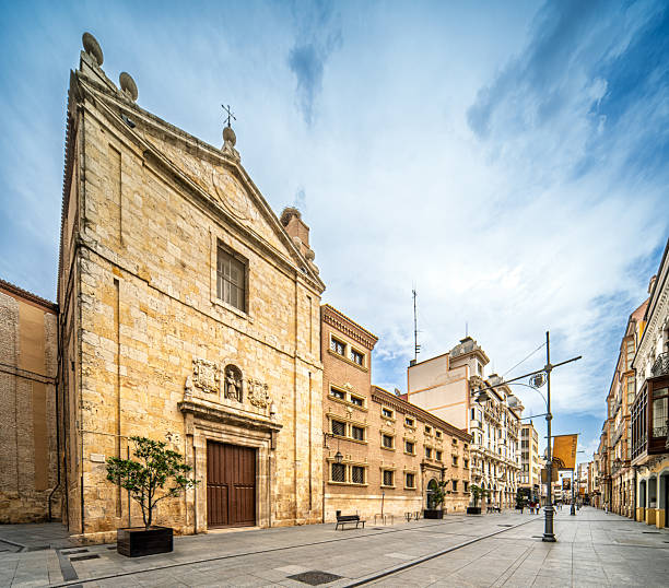 istock Visiting san agustin church, palencia, on mayor principal st 2243825366
