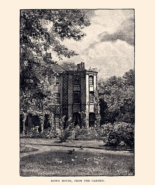 istock CHARLES DARWIN : Down House, from the Garden, was Darwin’s home and evolutionary lab (1842-1882), now an English Heritage museum. 2243828458