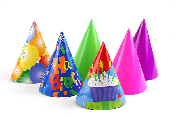 istock close up on party hats isolated on white 2243830533