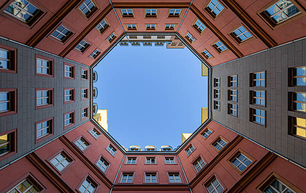 istock Courtyard of an apartment building 2243835431