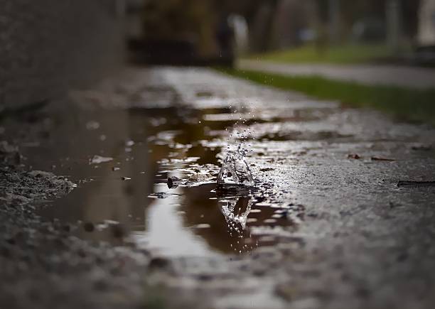 water drops on the window