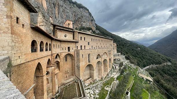 istock Historic Monastery in Italian Mountains 2243836417
