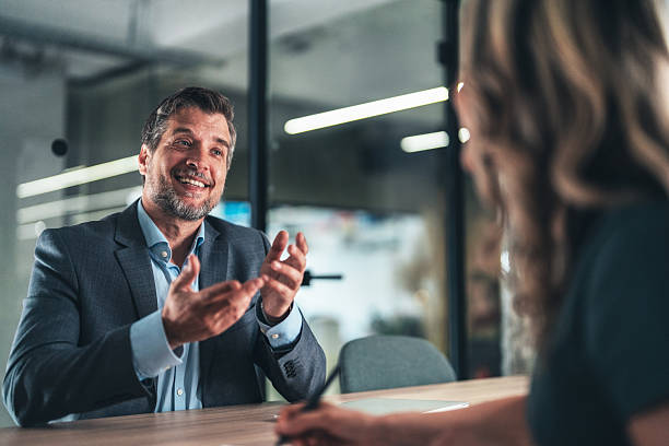 istock Business advisor meeting with client in modern office 2243845916