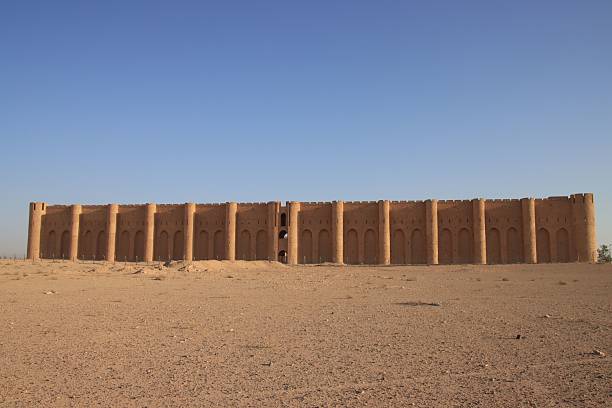 istock Ancient mud-brick fortress in the desert 2243857407