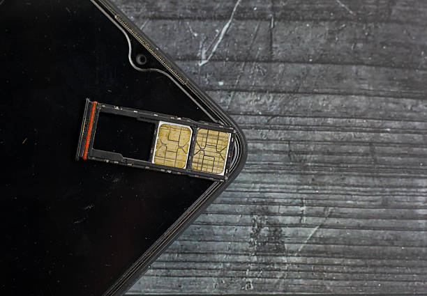 istock dual nano sim card smartphone removed, dual nano sim card for internet 2243861659