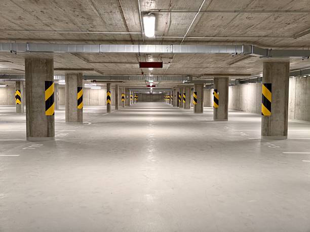 istock nighttime parking with cinematic vibe, subterranean garage featuring dramatic lighting and depth 2243863799