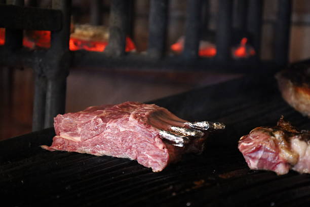 special cut of meat on the grill