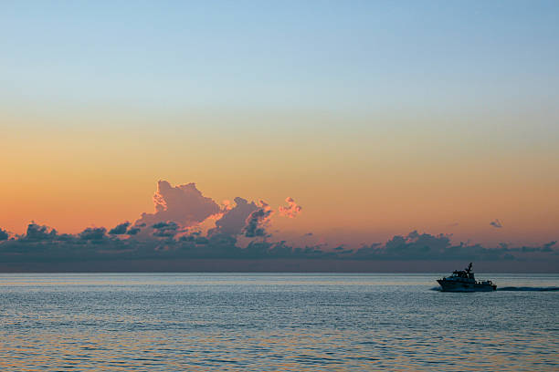 Dramatic sky at sunset in Lhoknga, Aceh province, Indonesia
