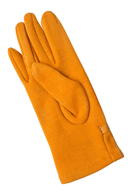 istock Yellow glove isolated 2243881024