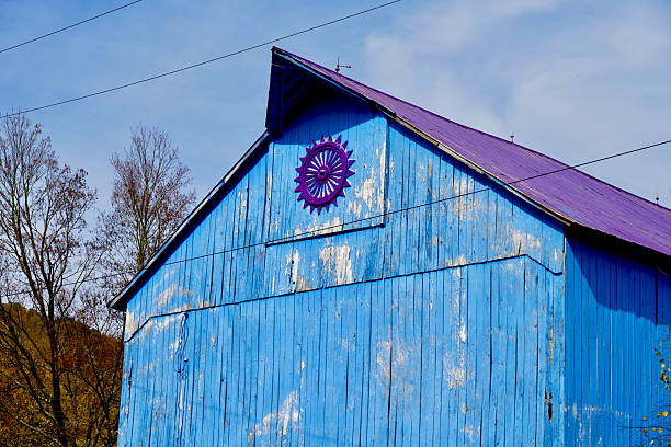 Vintage old brick barn