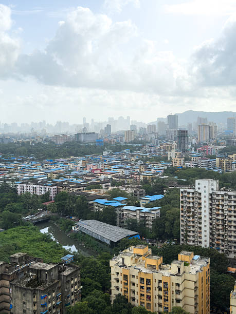 istock A cityscape with a blue sky and a few clouds 2243888729