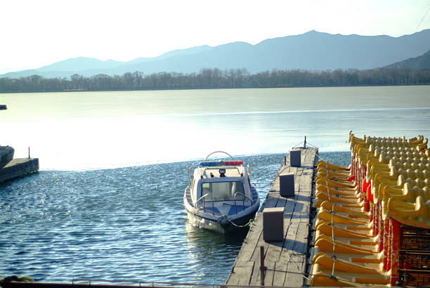 Idyllic landscape at the river
