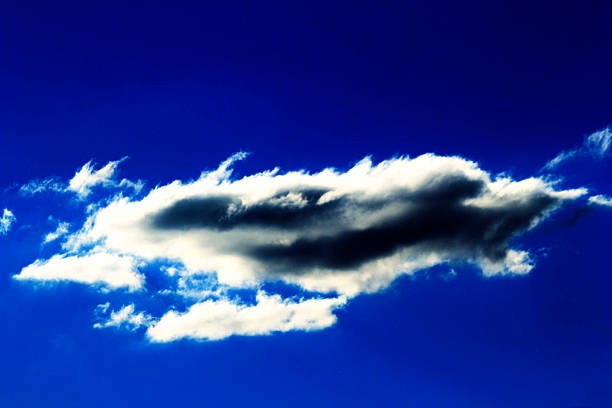 A lone cloud drifting across the vast blue expanse in Sydney, NSW, Australia. (Photo by Tara Chand Malhotra)