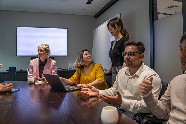 istock Corporate boardroom team meeting 2243908070