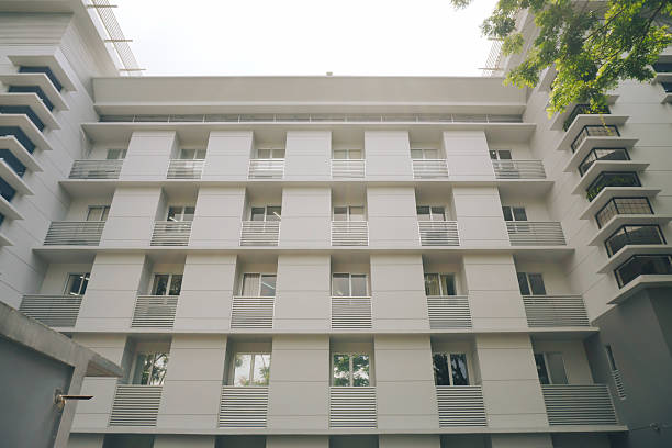 istock Low Angle View of Modern Building Exterior 2243908183