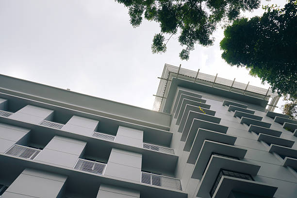 istock Low Angle View of Modern Building Exterior 2243908184