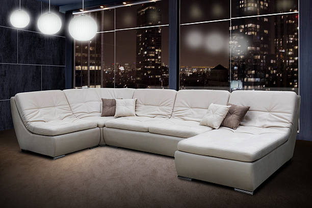 Soft furniture in the interior