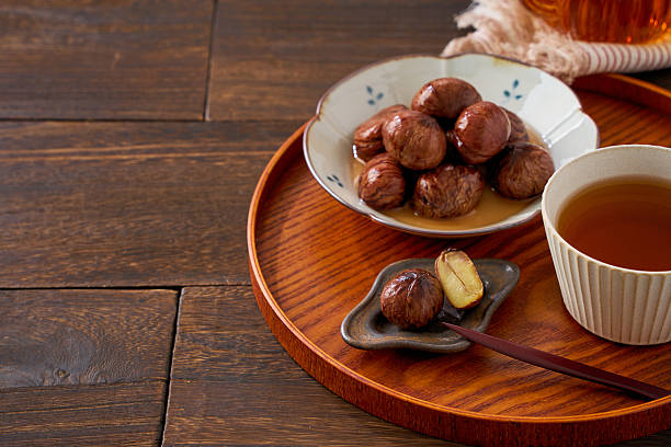 istock Japanese Candied Chestnuts in Syrup (Shibukawani) 2243918444