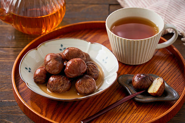 istock Japanese Candied Chestnuts in Syrup (Shibukawani) 2243918519