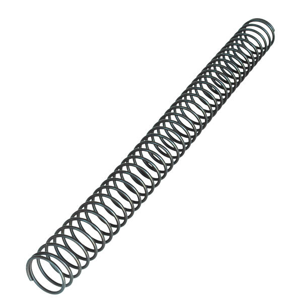 istock Coil spring that serves in the buffer tube of an AR-15 2243923313