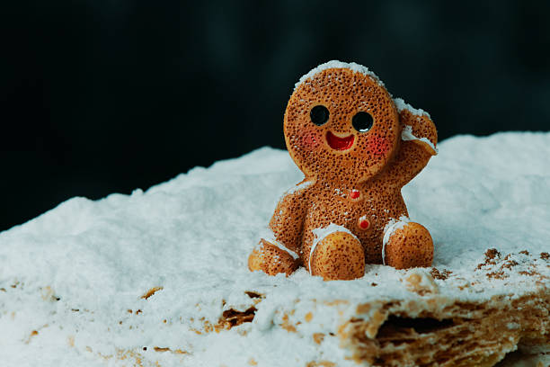 istock gingerbread man sitting on meringue milhojas 2243934698