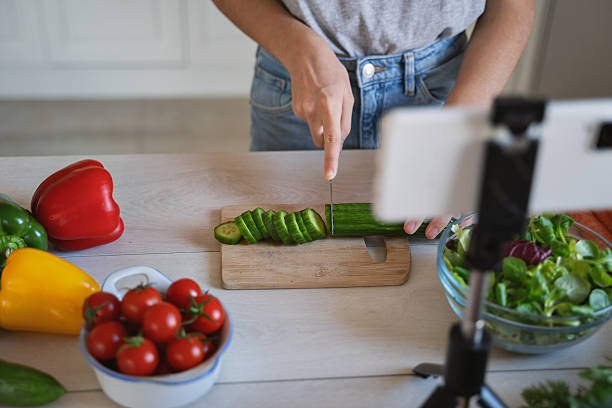 istock Filming a Healthy Cooking Segment with Fresh Ingredients 2243942627