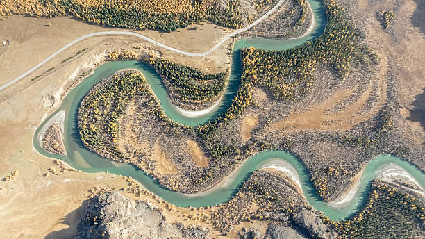 istock Aerial view of the Chuya River 2243950772