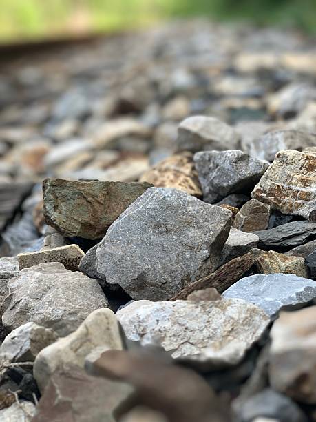 istock Close-up view of various rocks and stones on a ground 2243956819