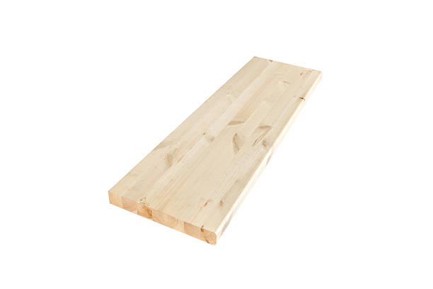 istock Natural wooden plank with smooth surface ideal for crafting and home improv.. 2243961134