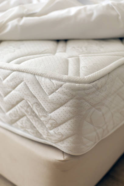 istock A plush mattress sits atop a soft bed frame, inviting relaxation. The soft bedding creates a warm and comfortable atmosphere, perfect for restful nights 2243964115