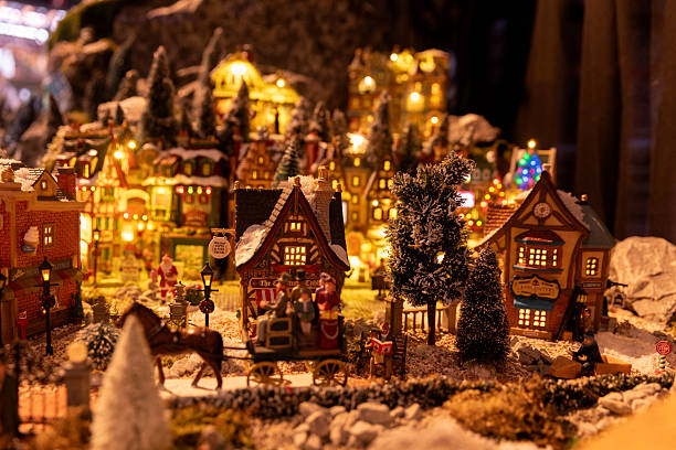 istock Xmas decor and Christmas lights 2243966713