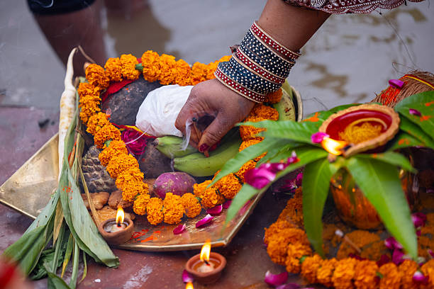 istock Diya on chhath puja 2243966851