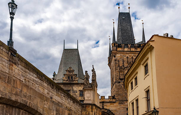 istock Saint Nicholas Church Tower Dominates Prague Lesser Town. 2243970226