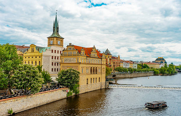 istock Elegant Smetana Museum Building Overlooking Vltava River. 2243970252