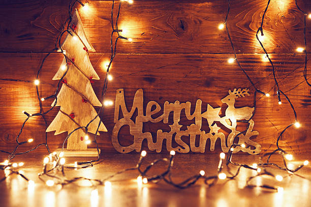istock Christmas Decoration with Baubles and Holiday Lights 2243988034