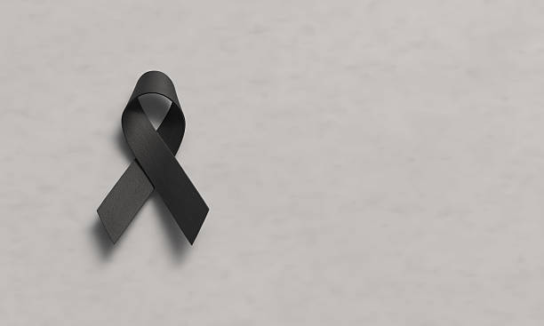 istock Heart love ribbon bow copy space white isolate background wallpaper copy space memorial death thailand queen king thailand siam bangkok queen king banner remembrance funeral loss ceremony respect hope 2243992388