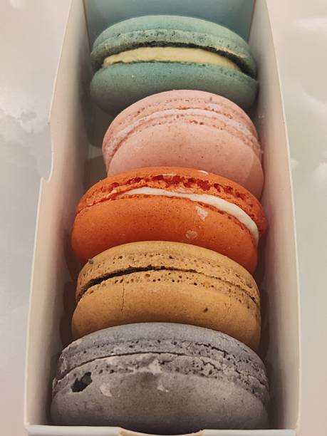 istock Box of Assorted Macarons - HD stock photo 2243994150