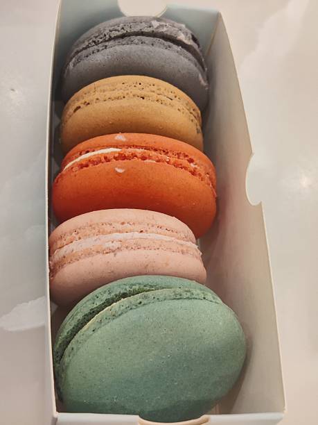 istock Box of Assorted Macarons - HD stock photo 2243994156