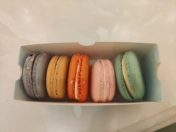 istock Box of Assorted Macarons - HD stock photo 2243994157