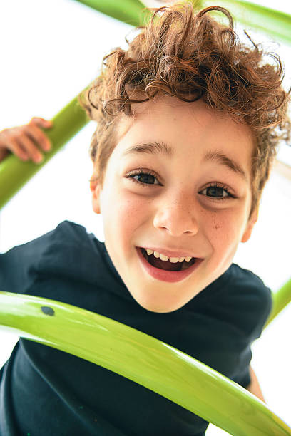 istock Happy kid on playground on summer season 2243996900
